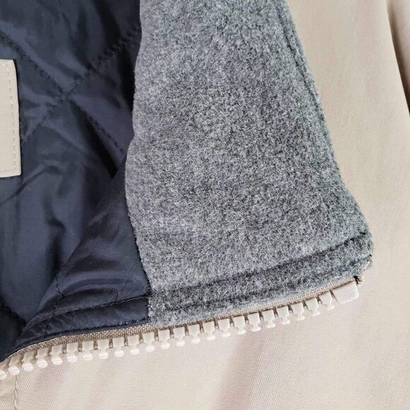 Duluth Trading Co Jacket Mens Size XLT Tall Tan Khaki Zip Up Pockets Lined - Picture 4 of 15